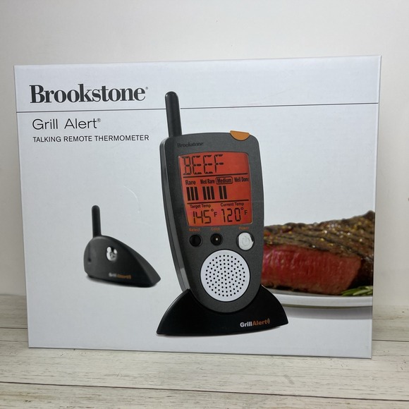 Brookstone Other - Brookstone Grill Alert Talking Remote Meat Thermometer Brand New